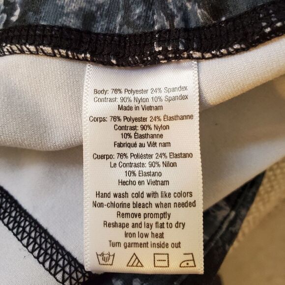 Alo Yoga Goddess Ribbed Legging size Small in Black Python - Picture 12 of 12